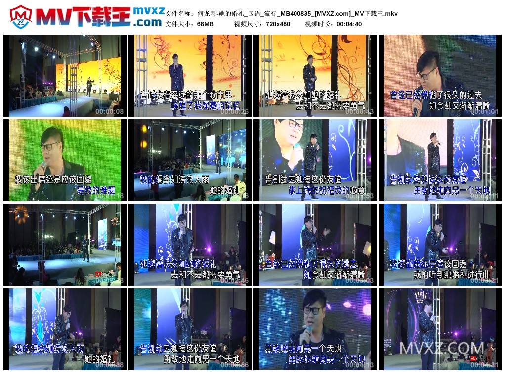 何龙雨-她的婚礼_国语_流行_MB400835